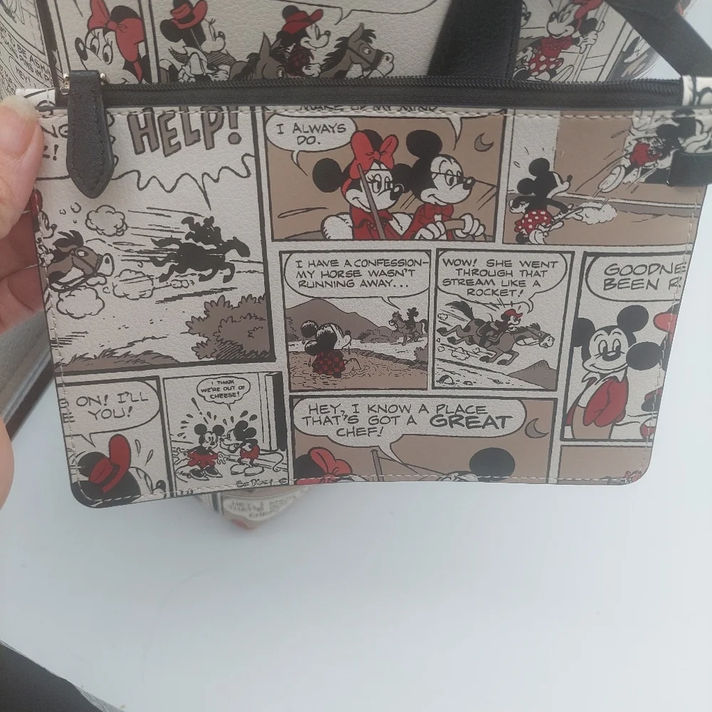 Kate spade disney tote with matching wristlet and wallet - Picture 5 of 9